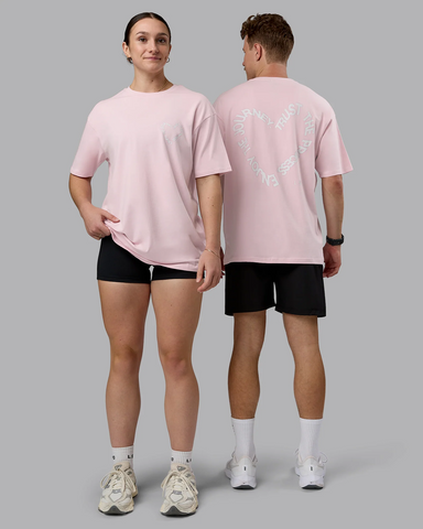 Love The Process FLXCotton Oversize Tee (Petal Pink)