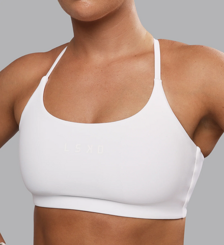 Twist Sports Bra (White)