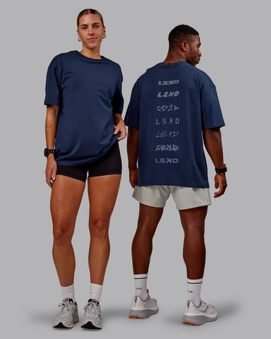 Variation FLXCotton Oversized Tee (Future Navy)