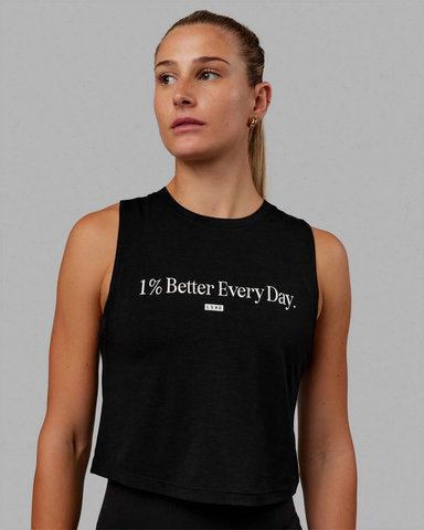 1% Better Training Tank (Black)