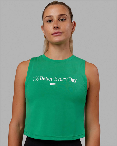 1% Better Training Tank (Holly Green)