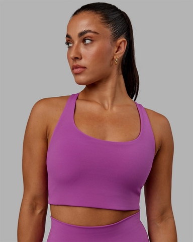 Ace Long Line Sports Bra (Hyper Violet)