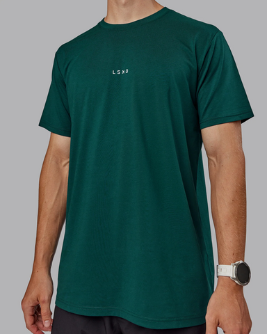 Base FLXCotton Tee (Dark Moss)