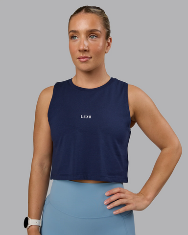 Go-To FLXCotton Tank (Navy)