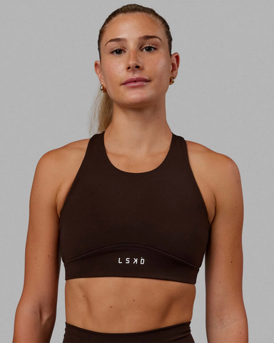 Fusion Sports Bra (Dark Chocolate)