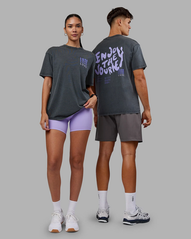Inferno Journey Tee (Black - Violet Ray)