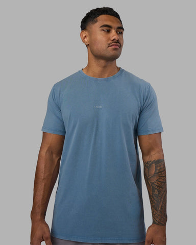 Base FLXCotton Tee (Elemental Blue Washed)