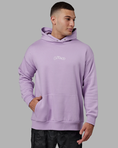 Unisex Mad Happy Hoodie Pale Lilac Turf Games