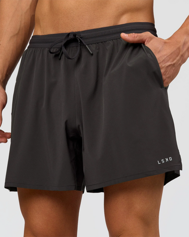 Pace 5" Lined Running Short (Black Onyx)