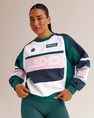 Power Sweater (Future Navy - Teal)