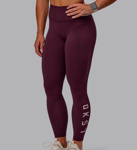 Rep 7/8 Legging (Cherry - Marshmallow)