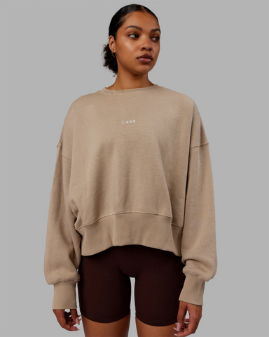 Everyday Slouch Sweater (Taupe)