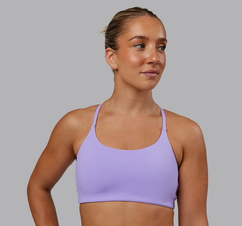 Twist Sports Bra (Violet Ray)