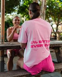 Unisex 1% Better Value Series FLXCotton Tee Oversize (Bubblegum-Ultra Pink)