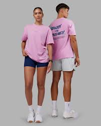 Enjoy The Journey FLXCotton Oversize Tee (Bubblegum-Indigo)